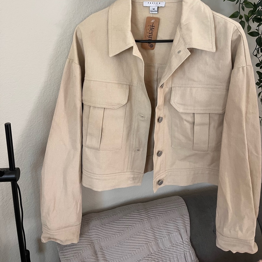 Favlux cropped shacket